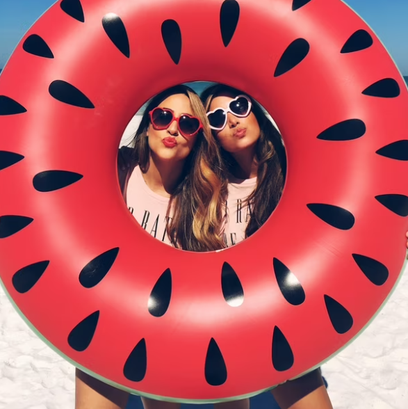 Kit de 4 flotadores de Sandía 120 cm