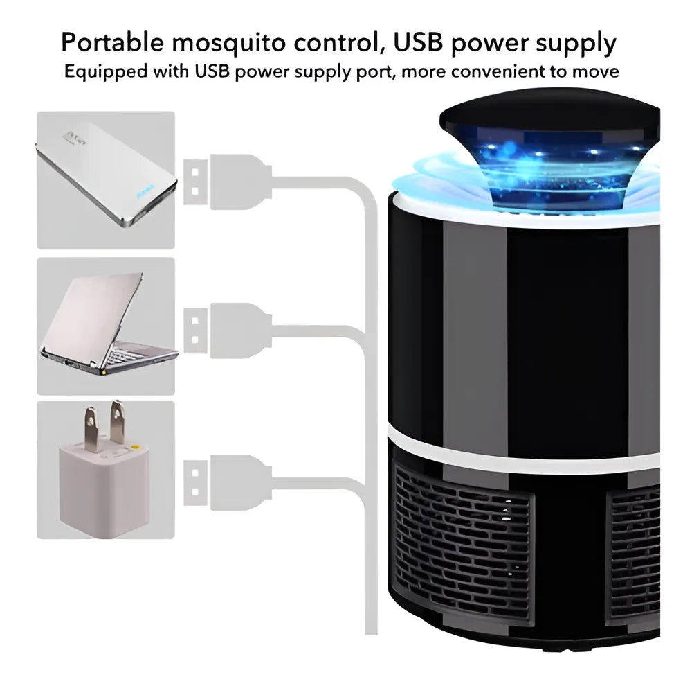 Lámpara Mata Mosquitos Insectos USB
